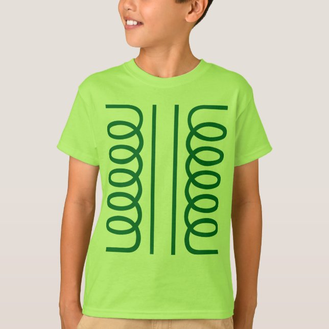 Camiseta Símbolo de Transformador Elétrico (Frente)