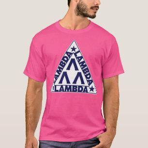 Camiseta Símbolo de triângulo LAMBDA LAMBDA LAMBDA