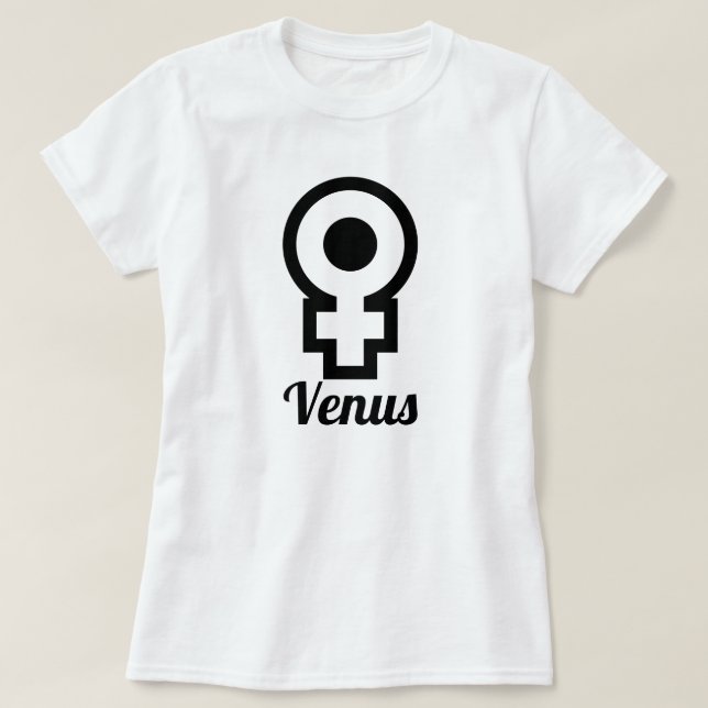 Camiseta Símbolo de Vênus (Frente do Design)