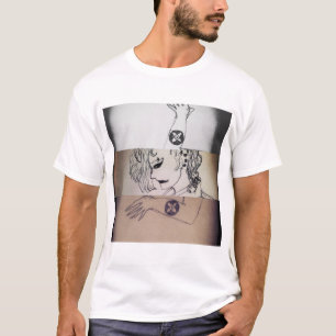 Camiseta símbolo de yaie para mudar este anime de manga mu