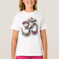 Símbolo de Yoga Floral Namaste