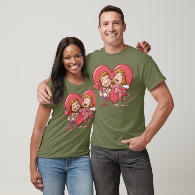 Camiseta Símbolo do Amor (Unissex)