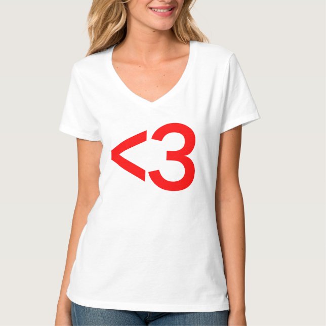 Camiseta símbolo do amor (Frente)
