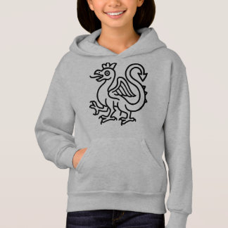Camiseta Símbolo do Basilisco Medieval Fantasia Heráldica M
