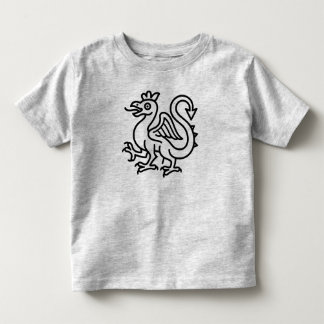 Camiseta Símbolo do Basilisco Medieval Fantasia Heráldica M