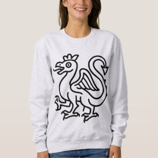 Camiseta Símbolo do Basilisco Medieval Fantasia Heráldica M