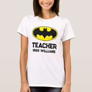 Camiseta Símbolo do Batman Logotipo Oval do Bat