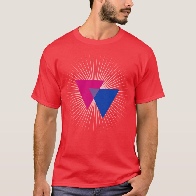 Camiseta Símbolo do Bisexuality (Frente)
