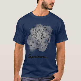 Camiseta Símbolo do Capricórnio Horoscópio