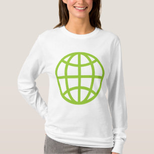 Camiseta Símbolo do globo - verde de Marciano