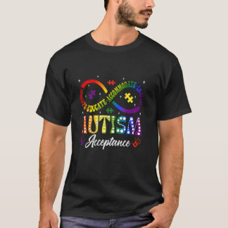 Camiseta Símbolo do Infinito de Aceitação Conscientização d