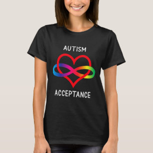 Camiseta Símbolo do Infinito de Aceitação Pro Autismo Para