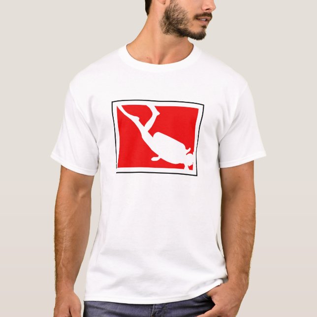 Camiseta Símbolo do mergulho (Frente)