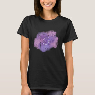 Camiseta Símbolo do Mês de Nascimento Taurus Zodiac Sinal A
