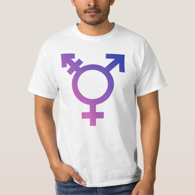 Camiseta Símbolo do Orgulho Trans (Frente)