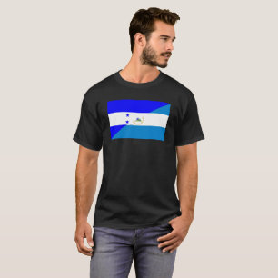 Camiseta símbolo do país da bandeira de honduras Nicarágua