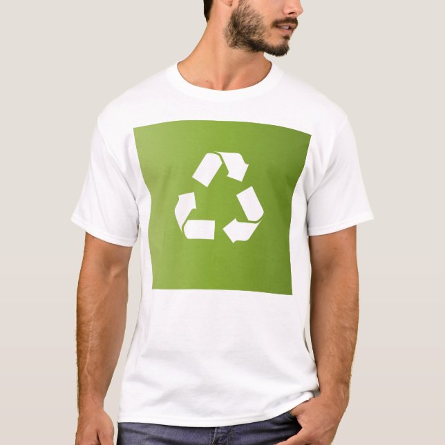 Camiseta SÍMBOLO DO reciclar (Frente)