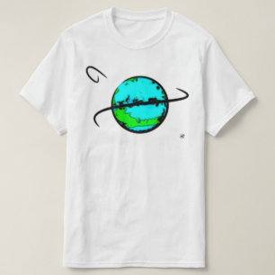 Camiseta Símbolo do(s) planeta(s) colorido(s)