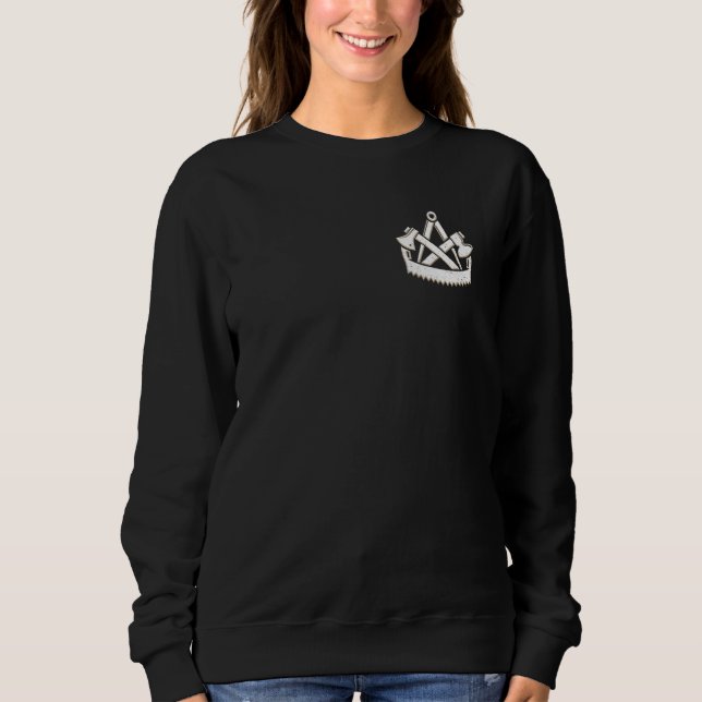 Camiseta Símbolo do Sinal da Guilda de Ofício de Carpinteir (Frente)