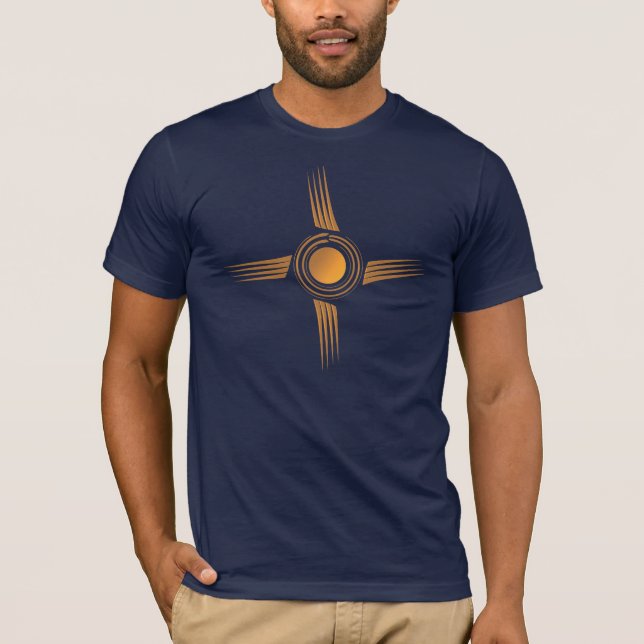 Camiseta símbolo do sol no amarelo (Frente)