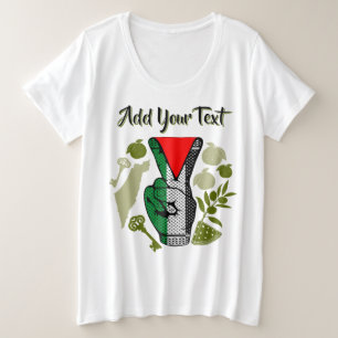 Camiseta Símbolo do Triângulo Vermelho da Resistência com S