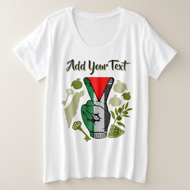 Camiseta Símbolo do Triângulo Vermelho da Resistência com S (Frente do Design)