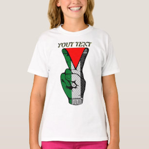 Camiseta Símbolo do Triângulo Vermelho da Resistência do Si