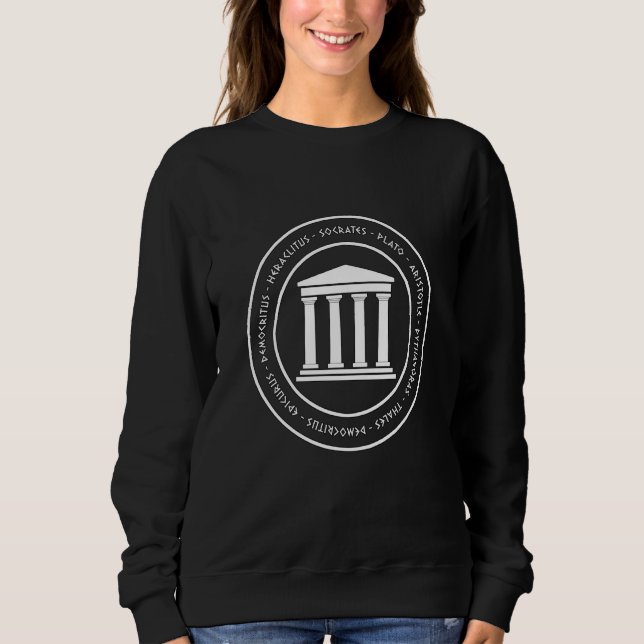 Camiseta Símbolo dos Filósofos Gregos Antigos (Frente)
