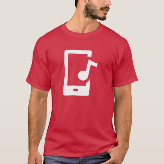 Camiseta Símbolo dos meios de dispositivo