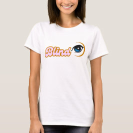 Camiseta símbolo dos olhos cegos