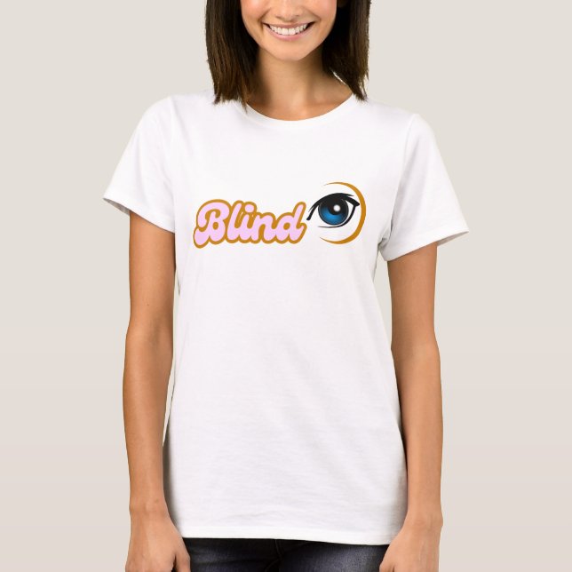 Camiseta símbolo dos olhos cegos (Frente)