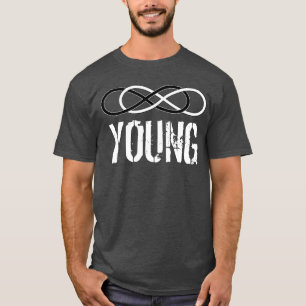Camiseta Símbolo duplo Infinito - Preto e Branco + jovem