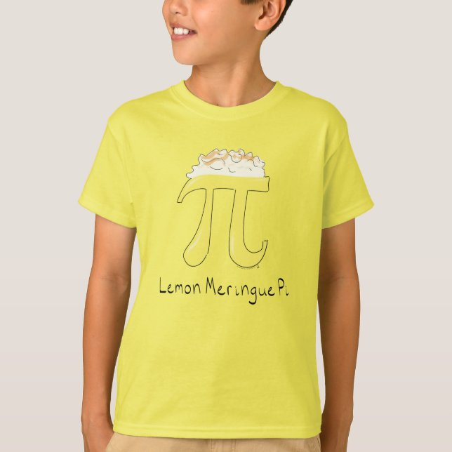 Camiseta Símbolo Engraçado Math Humor Lemon Pi (Frente)
