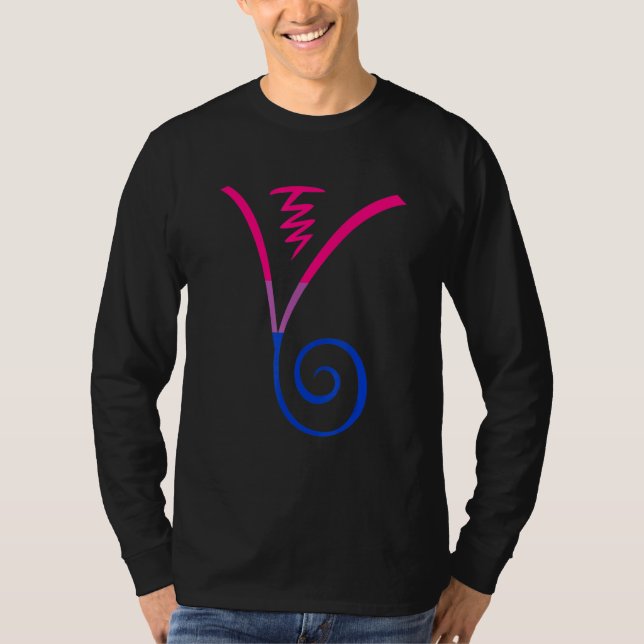 Camiseta Símbolo Espiritual Chakra da Marca Bissexual Dumo  (Frente)
