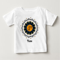 Símbolo Espiritual Mandala Yoga Om Blue Personaliz
