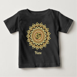 Camiseta Símbolo Espiritual Mandala Yoga Om Retropersonaliz