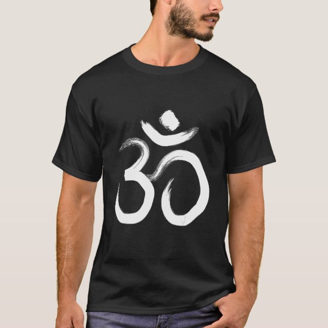 Camiseta Símbolo Espiritual OM Yoga (Frente)