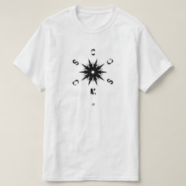 Camiseta Símbolo estelar e lema (cosmos) v1