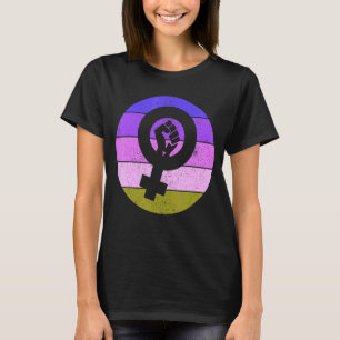 Camiseta Símbolo Feminista Empoderamento da Igualdade Femal