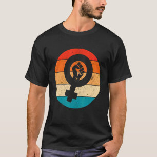 Camiseta Símbolo Feminista Empoderamento para Igualdade Fem