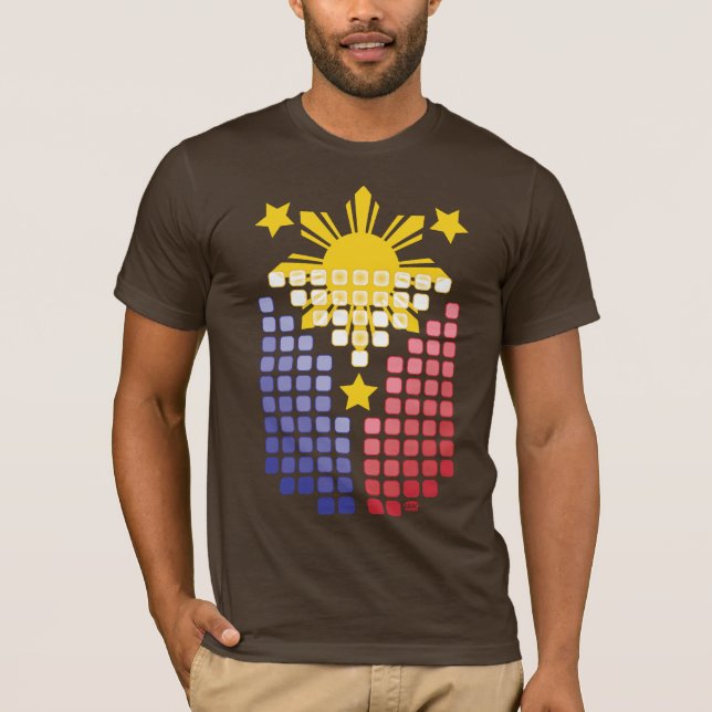 Camiseta Símbolo filipino - Digital Pinoy (Frente)