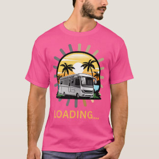 Camiseta Símbolo Funny Rv Motorhome Camping Loading
