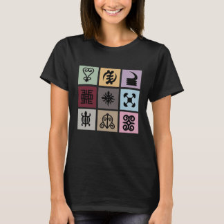 Camiseta Símbolo Gana Adinkra - Patrimônio Africano e Sabed