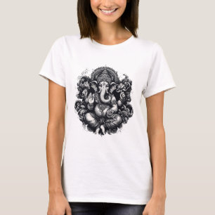 Camiseta Símbolo Ganesh Yoga Hindu Elefante Deus Ganesha Pu