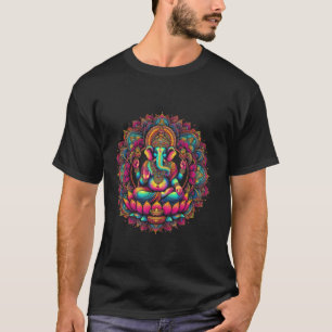 Camiseta Símbolo Ganesh Yoga Hindu Elephant Deus Ganesha Pu