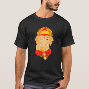 Camiseta Símbolo Ganesh Yoga Hindu Men Kid Hindu Medit