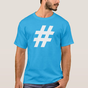 Camiseta Símbolo Hashtag Design #