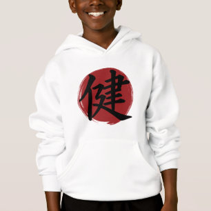 Camiseta Símbolo Health Kanji Calligrafia Japonesa