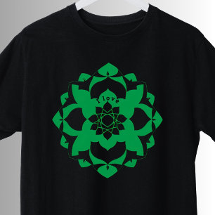 Camiseta Símbolo Heart Chakra Green Anahata Yoga