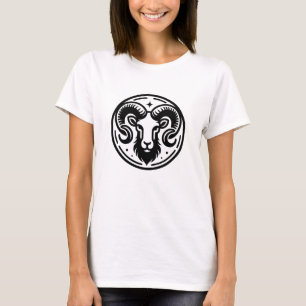 Camiseta Símbolo Horoscópio Aries Ram